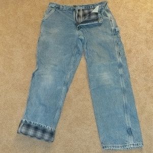 Lined cargo Jeans